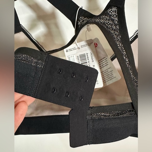 NWT Lululemon Awake to Lace Bra Black/Birthday 32C - Picture 8 of 11